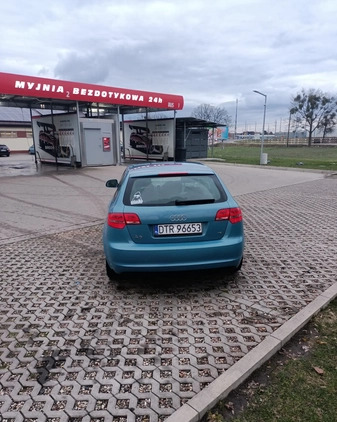 Audi A3 cena 28900 przebieg: 247777, rok produkcji 2008 z Przedbórz małe 106